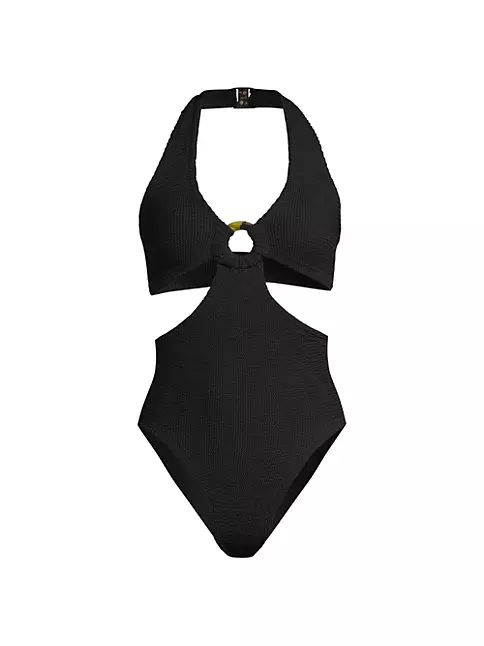 Ursula Halter Cutout One-Piece Swimsuit | Saks Fifth Avenue