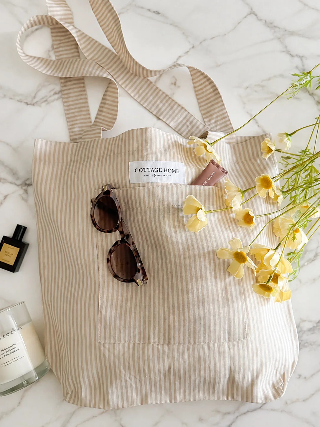 Cottage Home Tote Bag | Cottage and Key