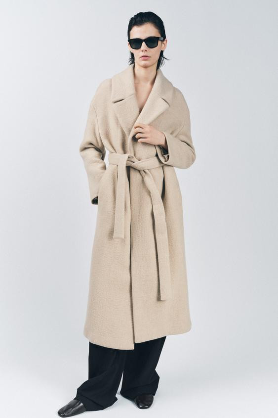 100% CASHMERE COAT ZW COLLECTION | Zara US