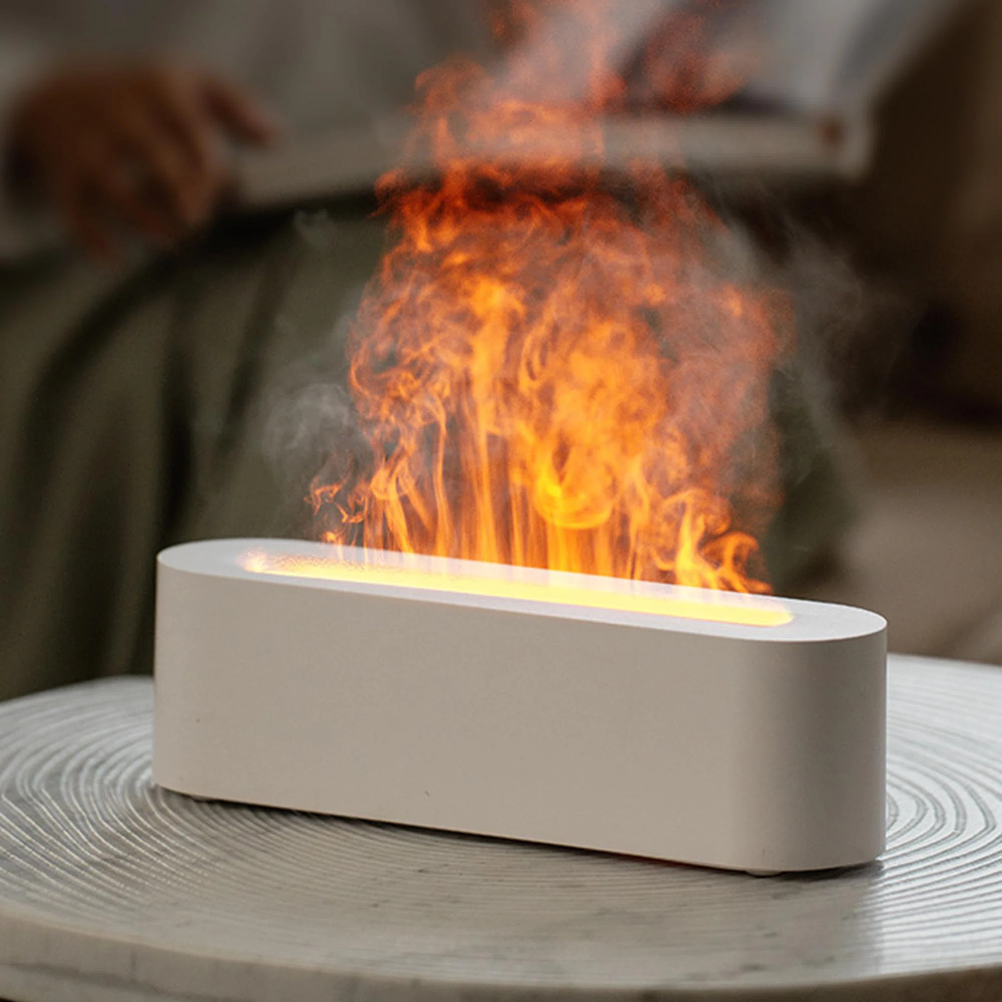 Essential Oil Diffuser, Fireplace Fire Flame Aromatherapy Diffuser, 150Ml Ultrasonic Cool Mist Hu... | Wayfair North America