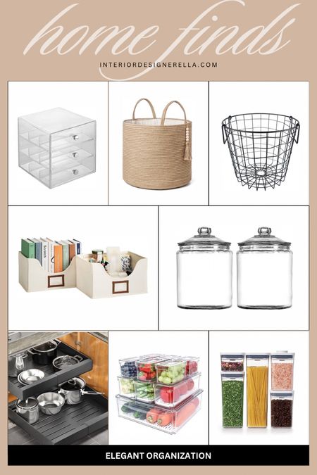 Shop these lovely storage and organizational finds from Amazon home! Scroll down to shop! Xo! 


#LTKHome #LTKStyleTip #LTKFindsUnder50