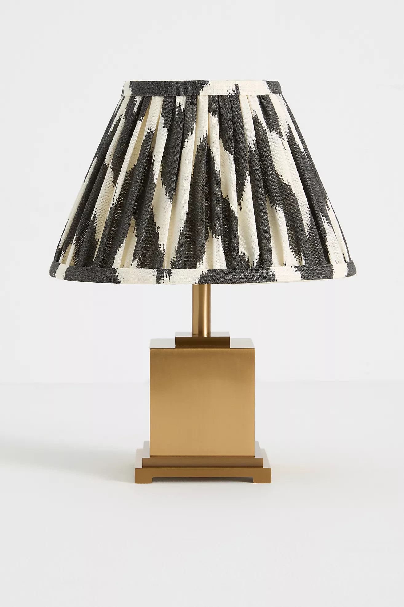 Pooky The Walter Cordless Rechargeable Metal Ruched Shade Table Lamp | Anthropologie (US)
