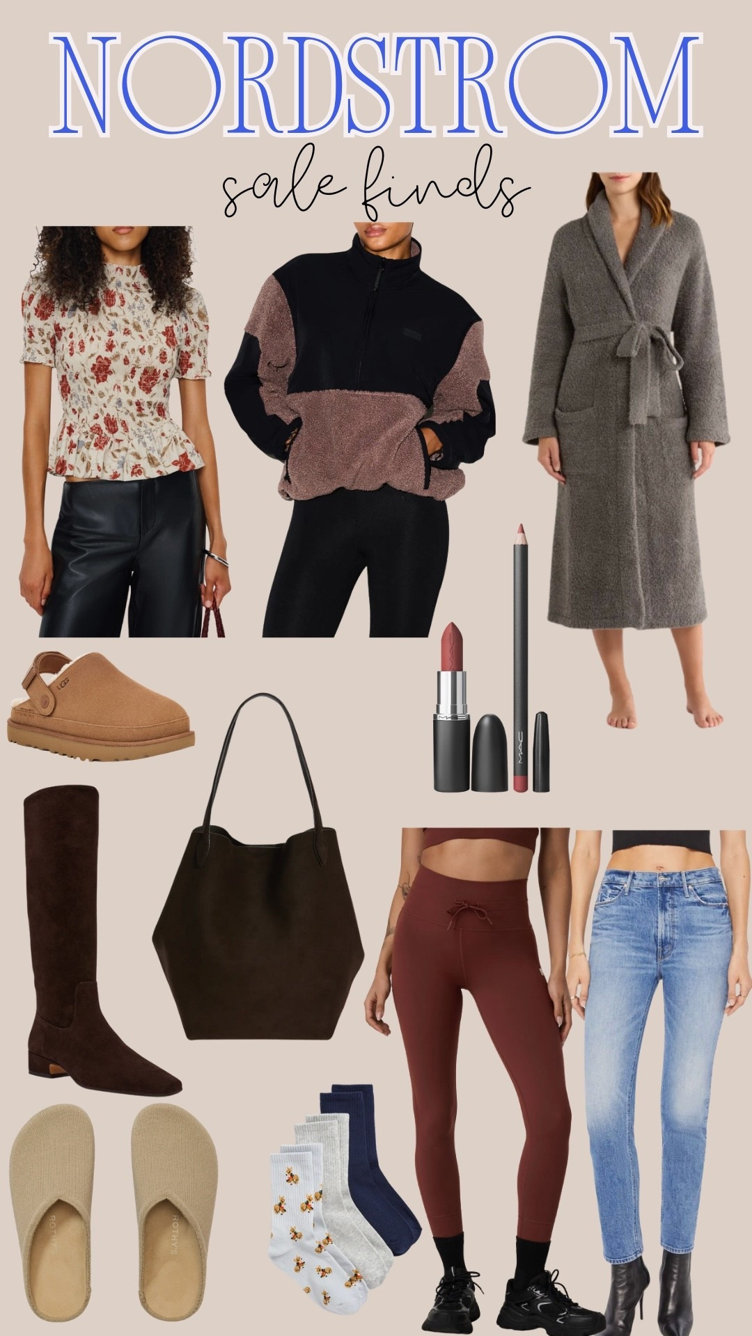 Tons of great pieces on sale at Nordstrom right now! Reformation, skims, UGG, MOTHER & more! 

#LTKSaleAlert #LTKFindsUnder100 #LTKFindsUnder50