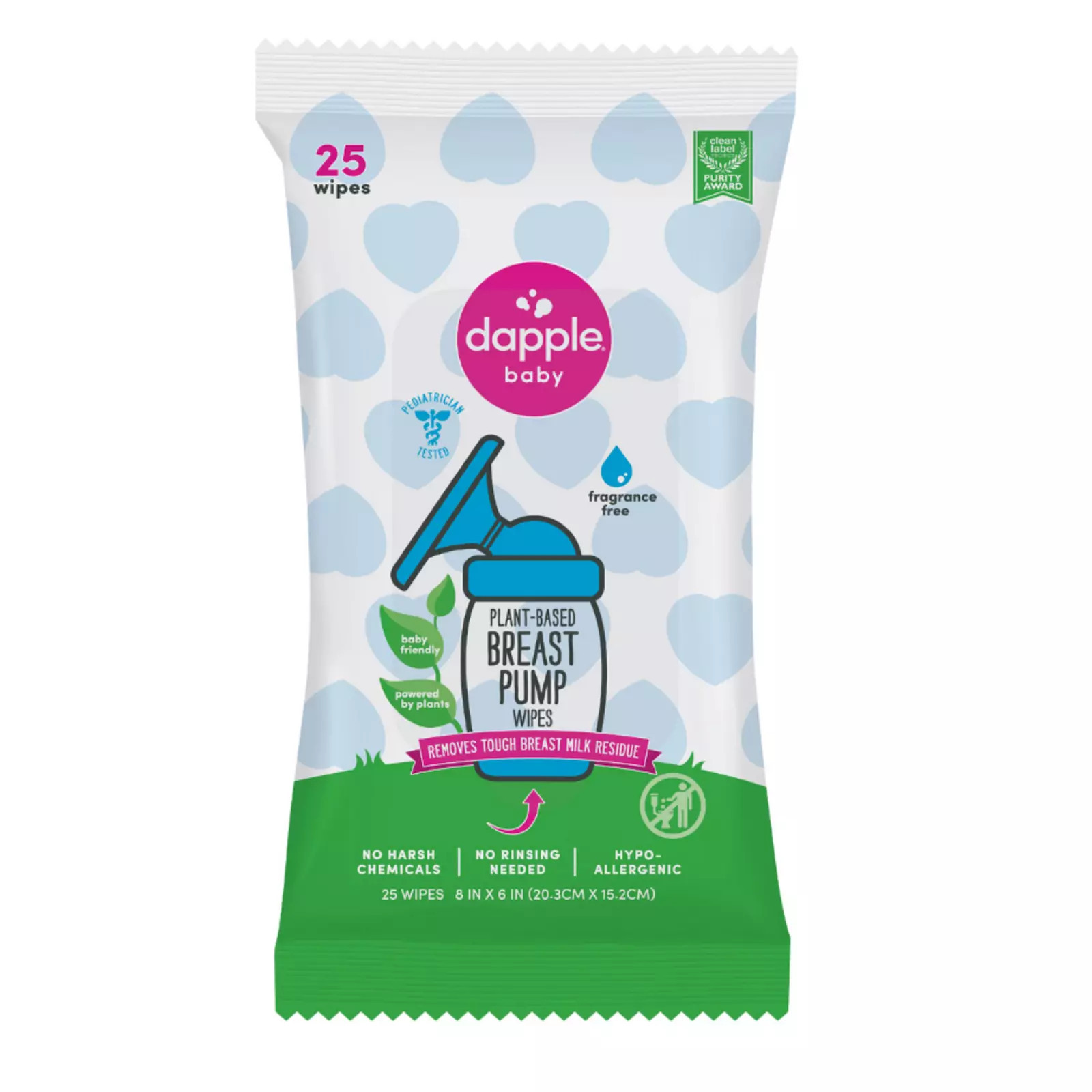 Dapple Baby Plant-Based Breast Pump Wipes 25ct, None | Kohl's