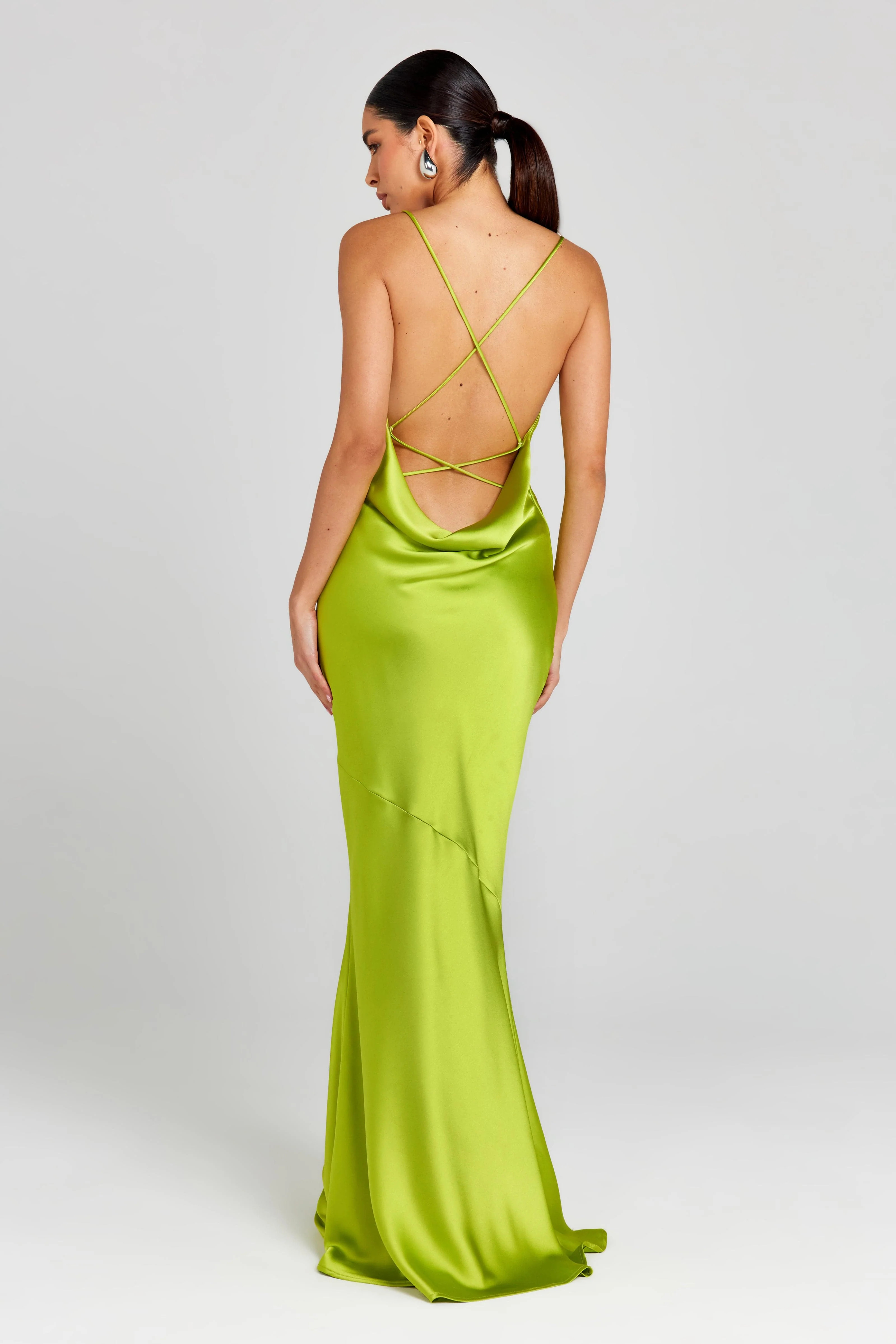 Abigail Lime Dress | Nadine Merabi