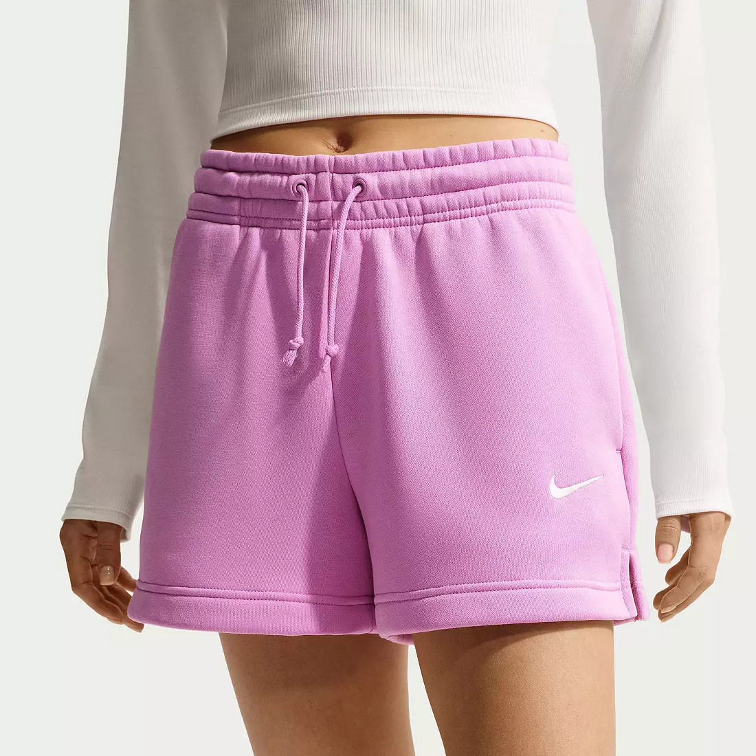 Nike Women's Sportswear Phoenix Fleece Mid-Rise 4" Shorts | DICK'S Sporting Goods