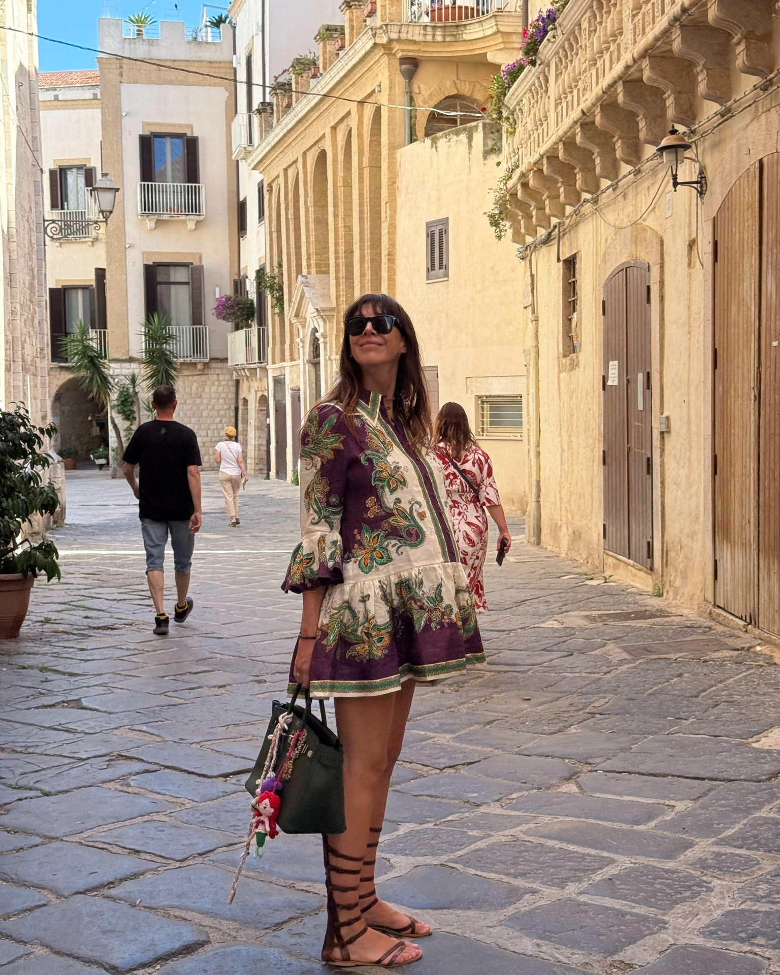 A cool linen dress