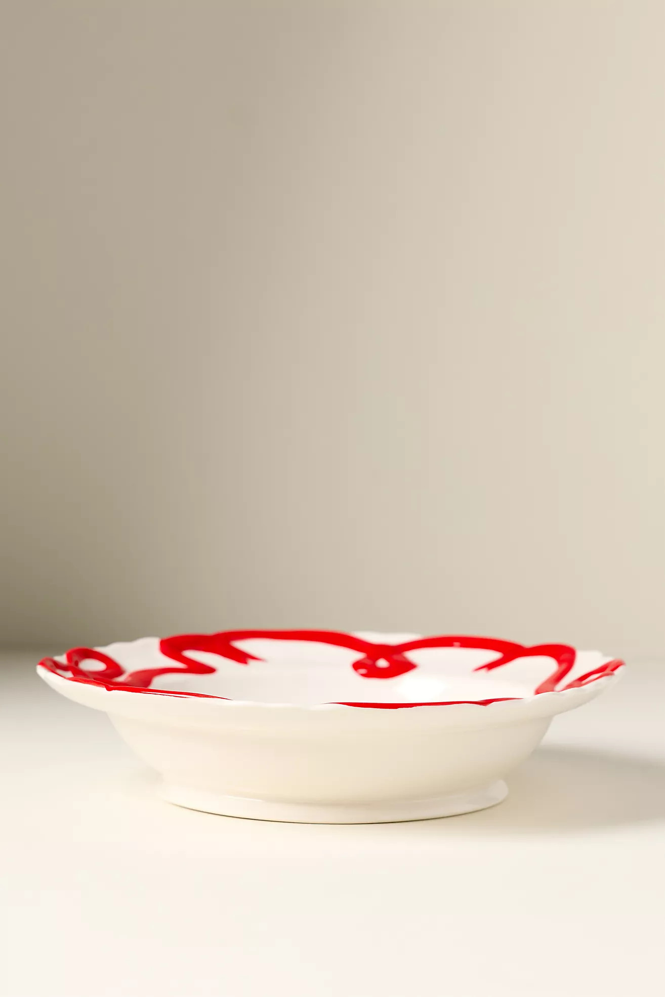 Benedita Bow Stoneware Bowls, Set of 4 | Anthropologie (US)