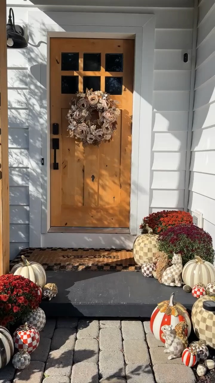 Welcome to my beautiful fall porch decor inspired by Mackenzie-Childs new fall line! 

#LTKHome #LTKSeasonal