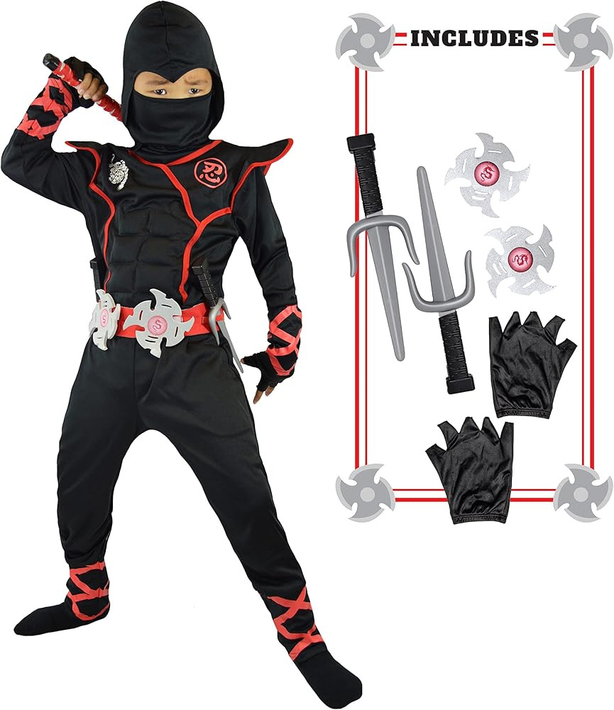 Spooktacular Creations Kids Ninja Costume, Boys Ninja Costume, Halloween Costumes for Boys for To... | Amazon (US)