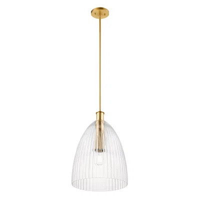Whistler 1-Light Pendant in Natural Brass | Wayfair North America