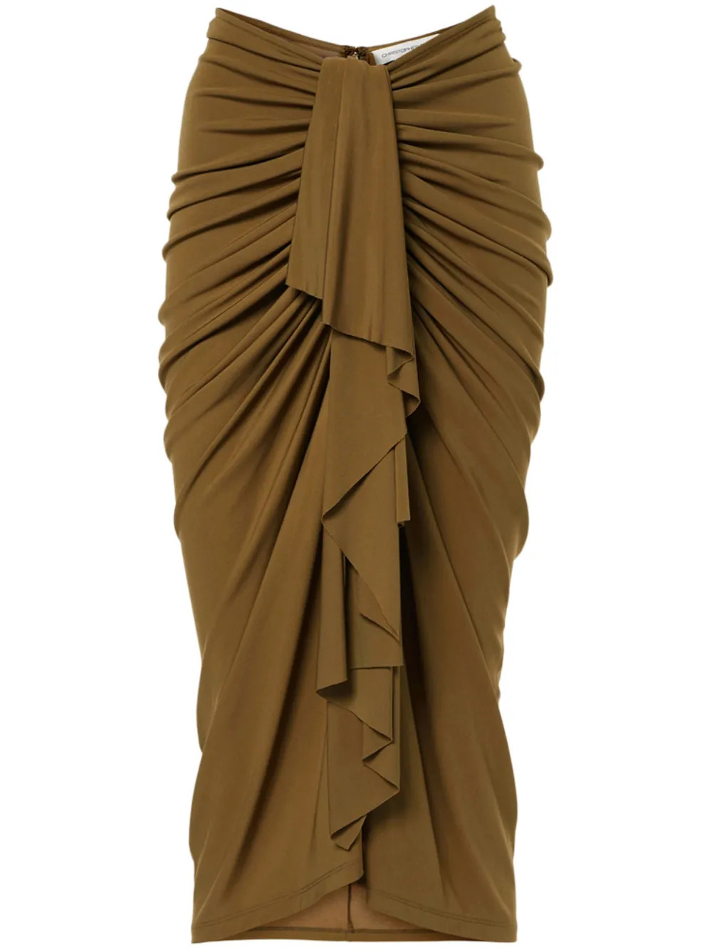 Christopher Esber Vivenda Drapped Skirt - Farfetch | Farfetch Global