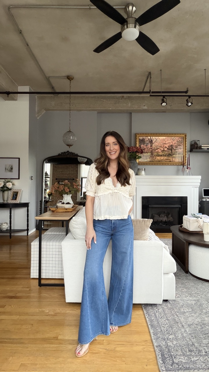 20% off Mother denim at Anthropologie with my code SHELBI20 // wearing a small in the top 

#LTKmomlife #LTKSaleAlert #LTKootd
