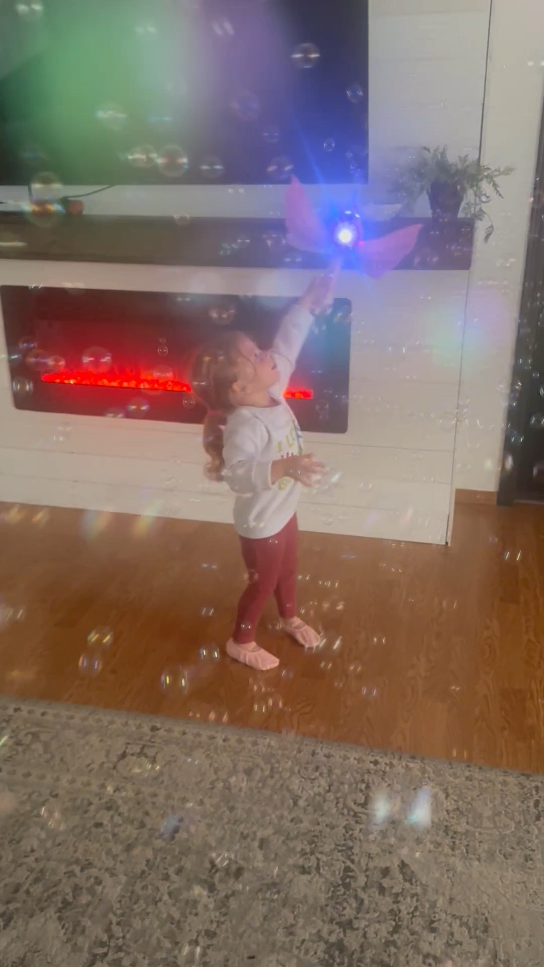 Quite possibly the coolest bubble machine! Berky loves it 🫧 

#LTKFamily #LTKBaby #LTKKids