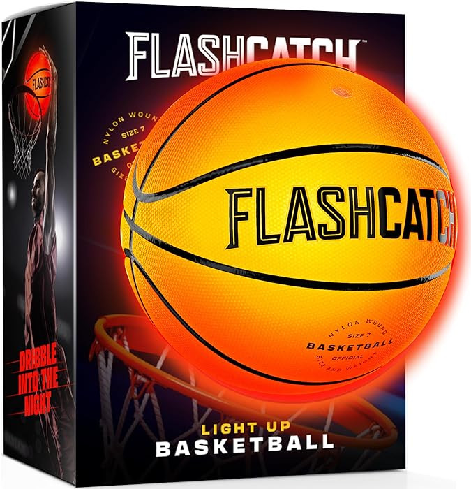 Light Up Basketball - Glow in The Dark - Sports Gear Accessories Gifts for Boys 8-15+ Year Old - ... | Amazon (US)