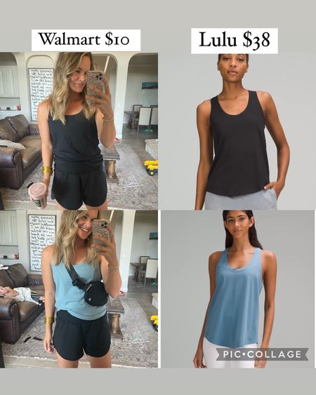Comment “LINK” to get links sent directly to your messages. These Walmart tanks are such good look a likes for lululemon. Quality is so good and the colors 10/10 currently on sale for $10✨ tag a bestie who would love these! 
.
#walmartfashion #walmart #lulu #lookalikes #dupes #lululookalike #momstyle #styleover30 #casualstyle 

#LTKFitness #LTKsalealert #LTKunder50