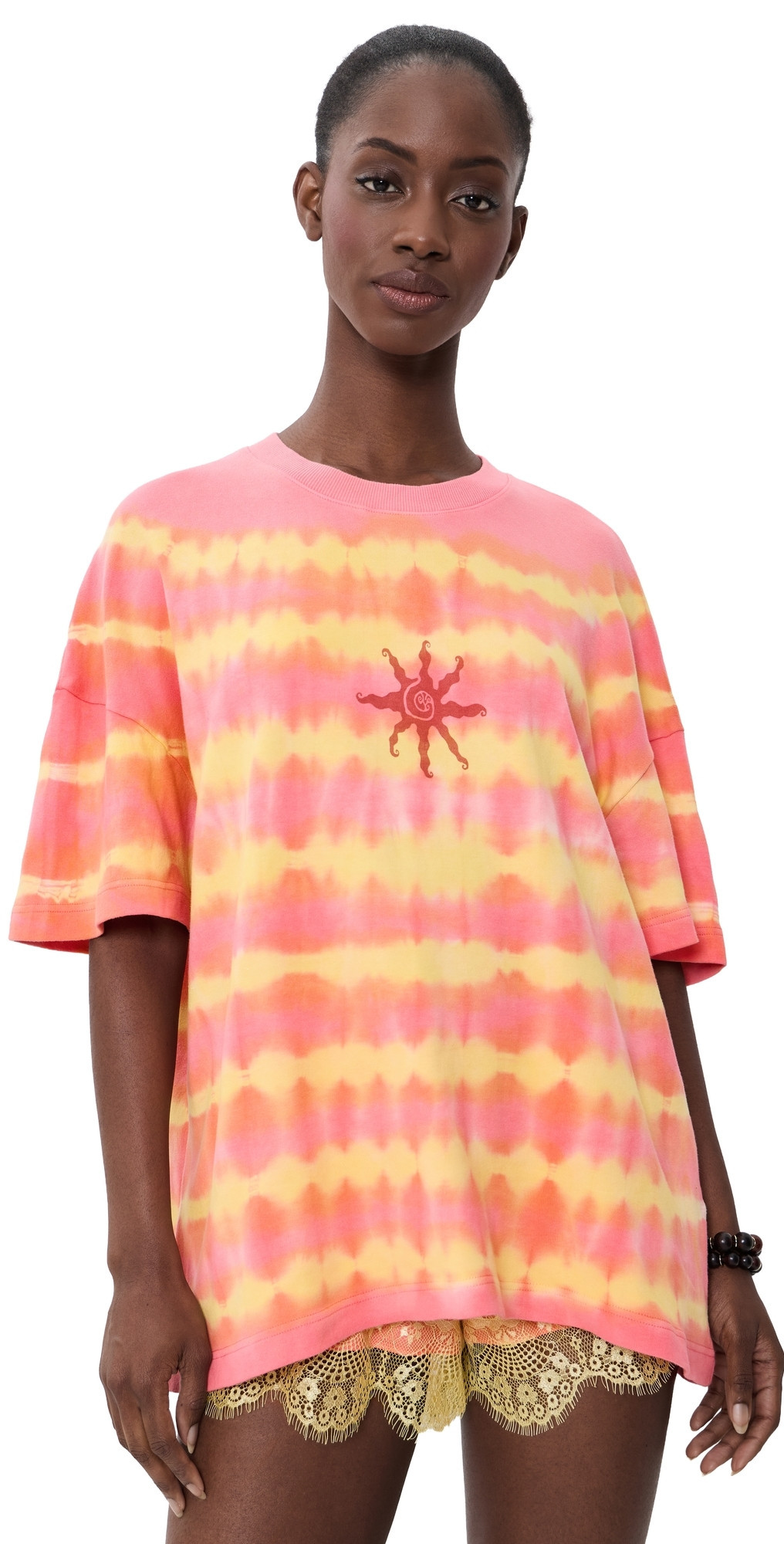 Ciao Ciao Vacation Sunkiss Tie-Dye Tee Sunkiss L | Shopbop
