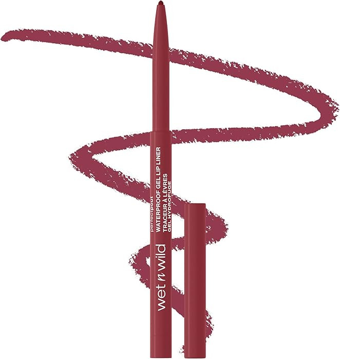 wet n wild Perfect Pout Matte Retractable Gel Lip Liner Pencil, Rich Creamy Long Lasting Color, W... | Amazon (US)