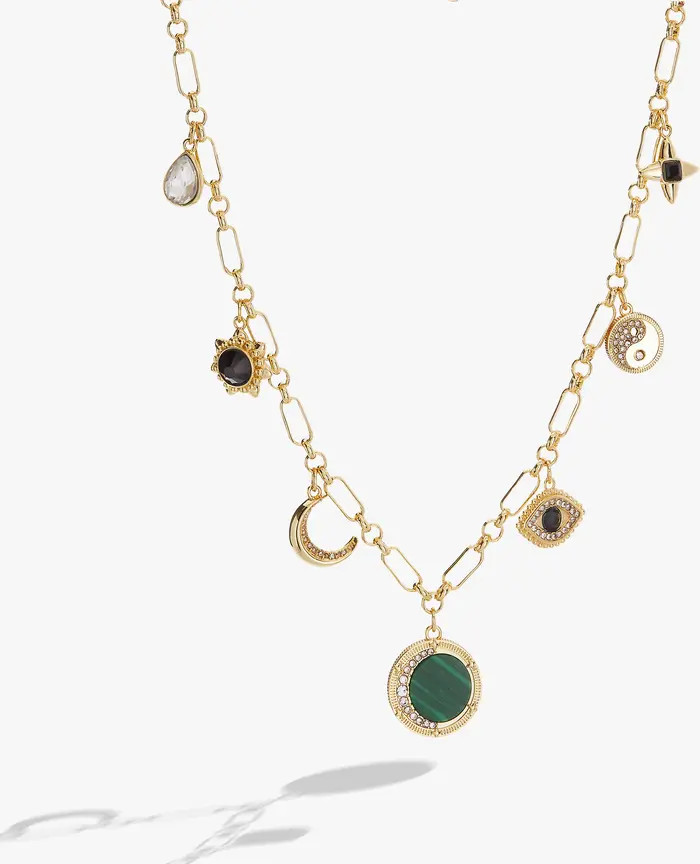 Alex and Ani Malachite Charm Necklace | Nordstrom | Nordstrom