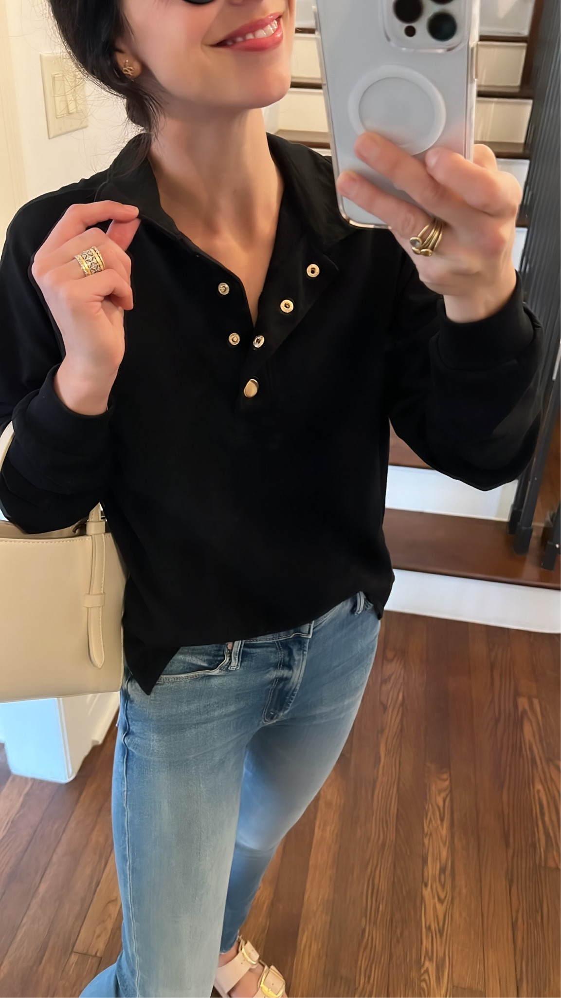 When you love it so much you splurge on black and off-white (now on sale)! Wearing the XS

#LTKSpringSale #LTKstyletip #LTKfindsunder100