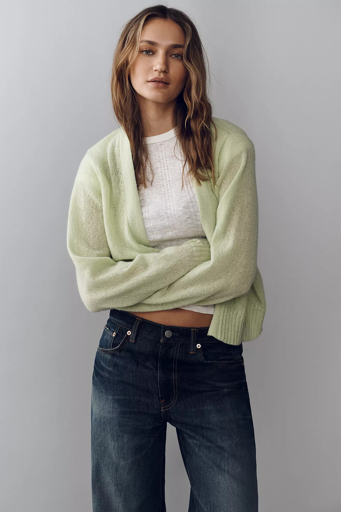 By Anthropologie Lightweight Open Cardigan Sweater | Anthropologie (US)