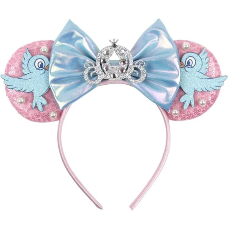 Gifts by RD Halloween Blue Cinderella Inspired Minnie Ears | Walmart (US)