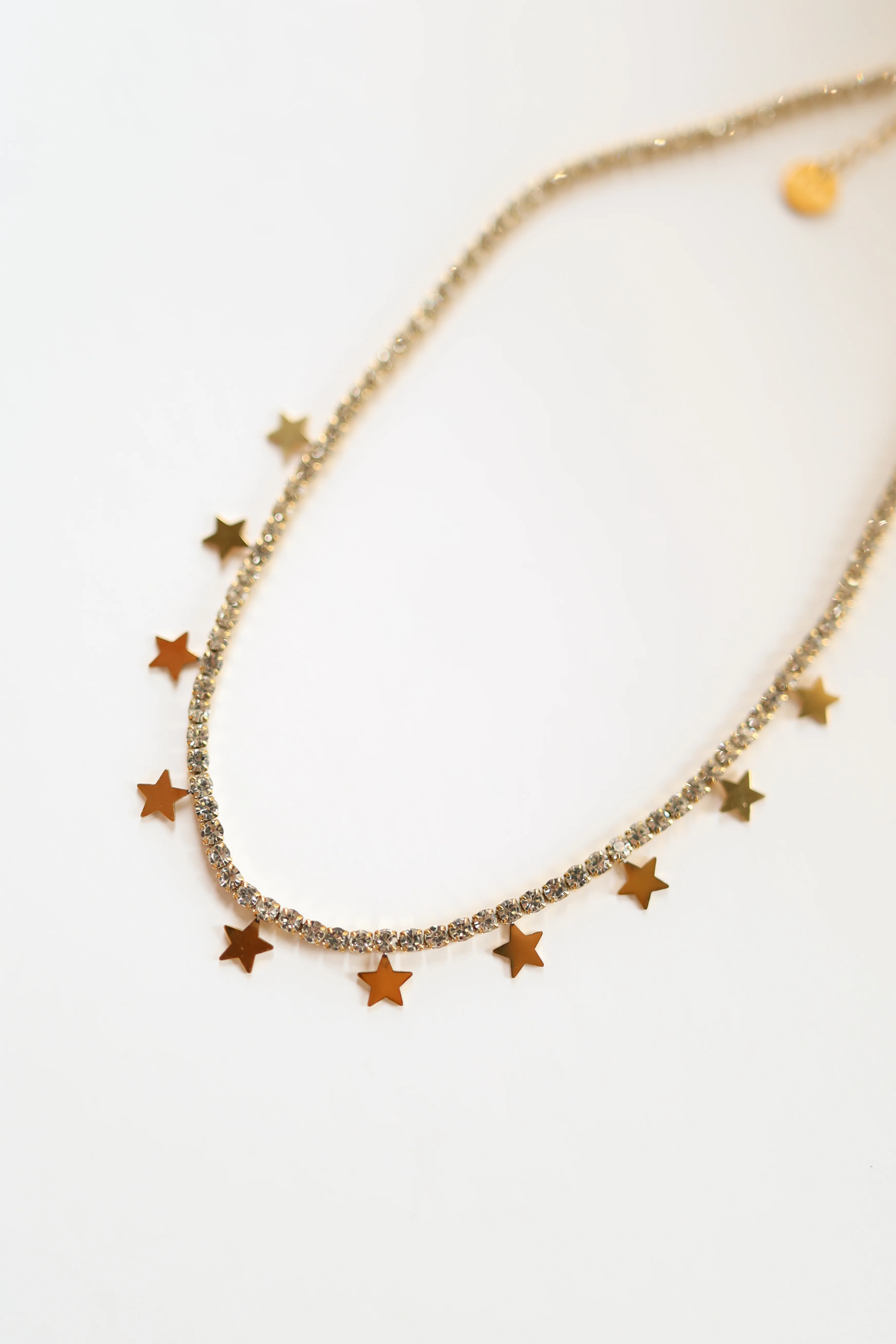 Julietta Star Charm Tennis Necklace | BÉLJOY