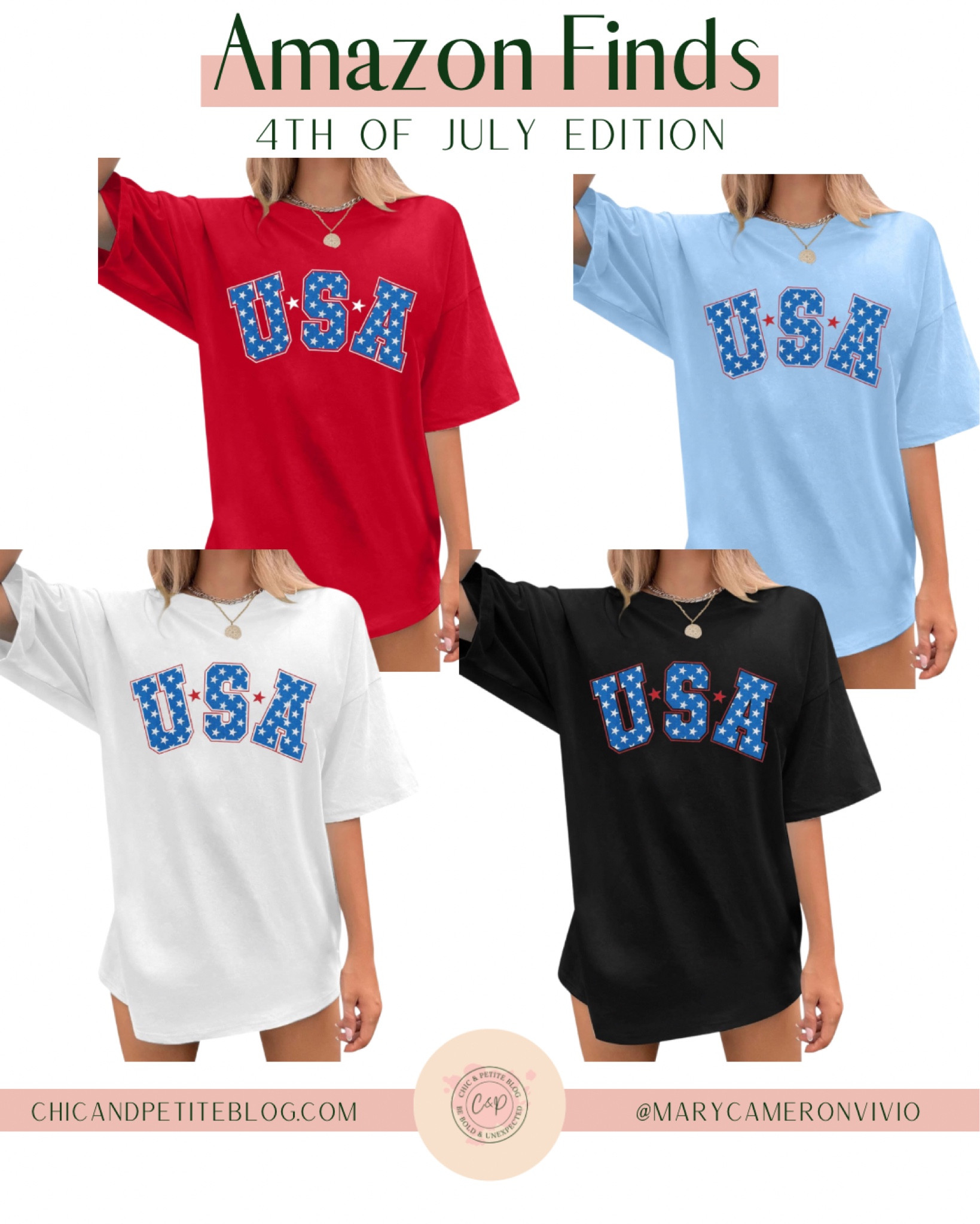 Fourth of July outfit inspo / July 4th / July Fourth / red white and blue / summer
style / summer outfit / summer fashion / two piece set / queen of sparkles look for less / Amazon fashion / USA tee // USA tshirt

#LTKFindsUnder50 #LTKFindsUnder100 #LTKSeasonal