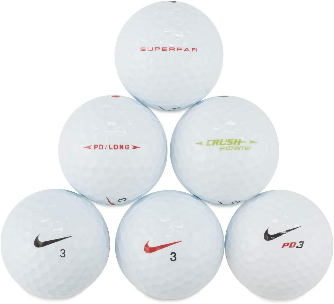 Reload Recycled Golf Balls (24-Pack) of Nike Golf Balls, White, One Size | Amazon (US)