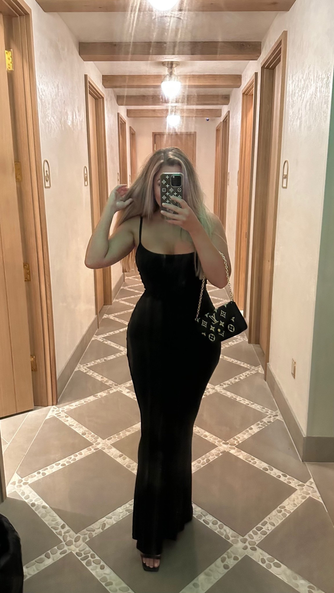 The best date night dress with built-in shape wear. I’m wearing size large ￼

#LTKMidsize #LTKSpringSale #LTKootd