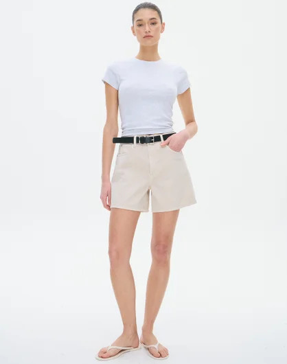 High Rise A Line Denim Short | Glassons (Australia)