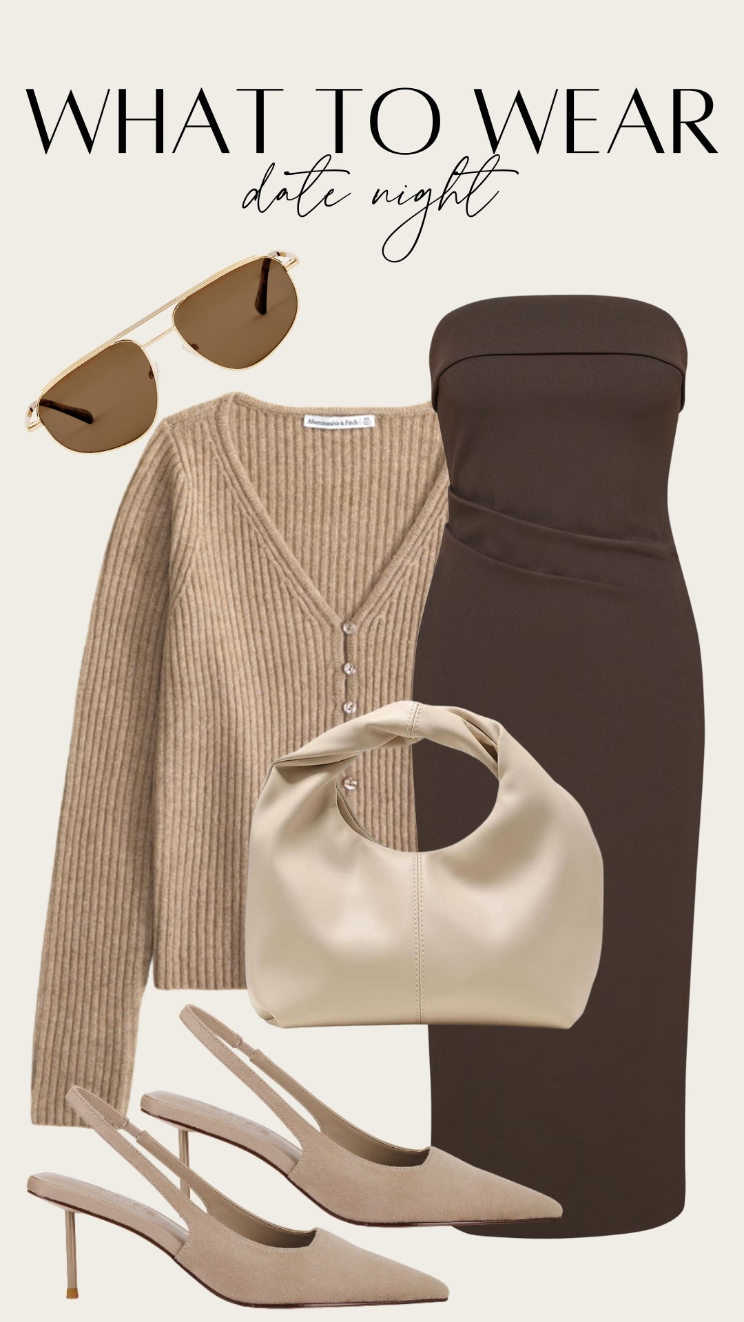Neutral night outfit idea! Would be a great one for a meet the parents outfit as well 

#LTKStyleTip