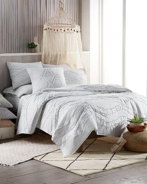 Chevron Fringe Quilt | Stein Mart