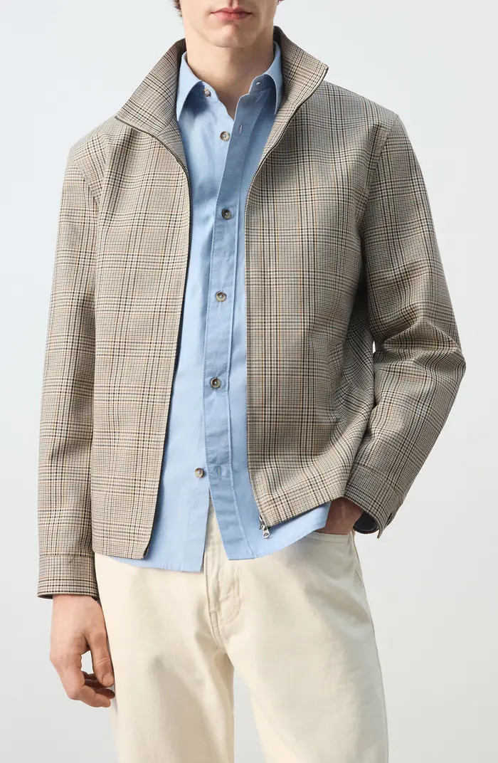 MANGO Prince of Whales Jacket | Nordstrom | Nordstrom