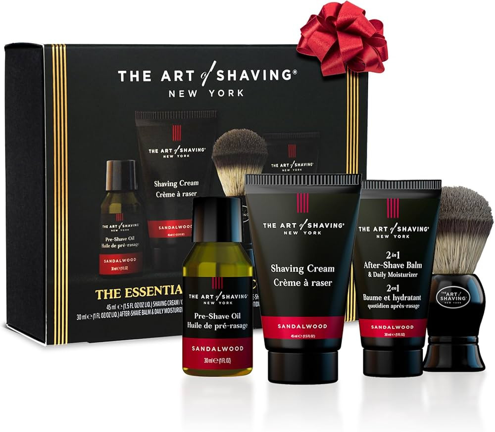 The Art of Shaving Sandalwood 4-in-1 Trial Kit \u2013 Pre-Shave Oil, Shaving Cream, Shaving Brush... | Amazon (US)