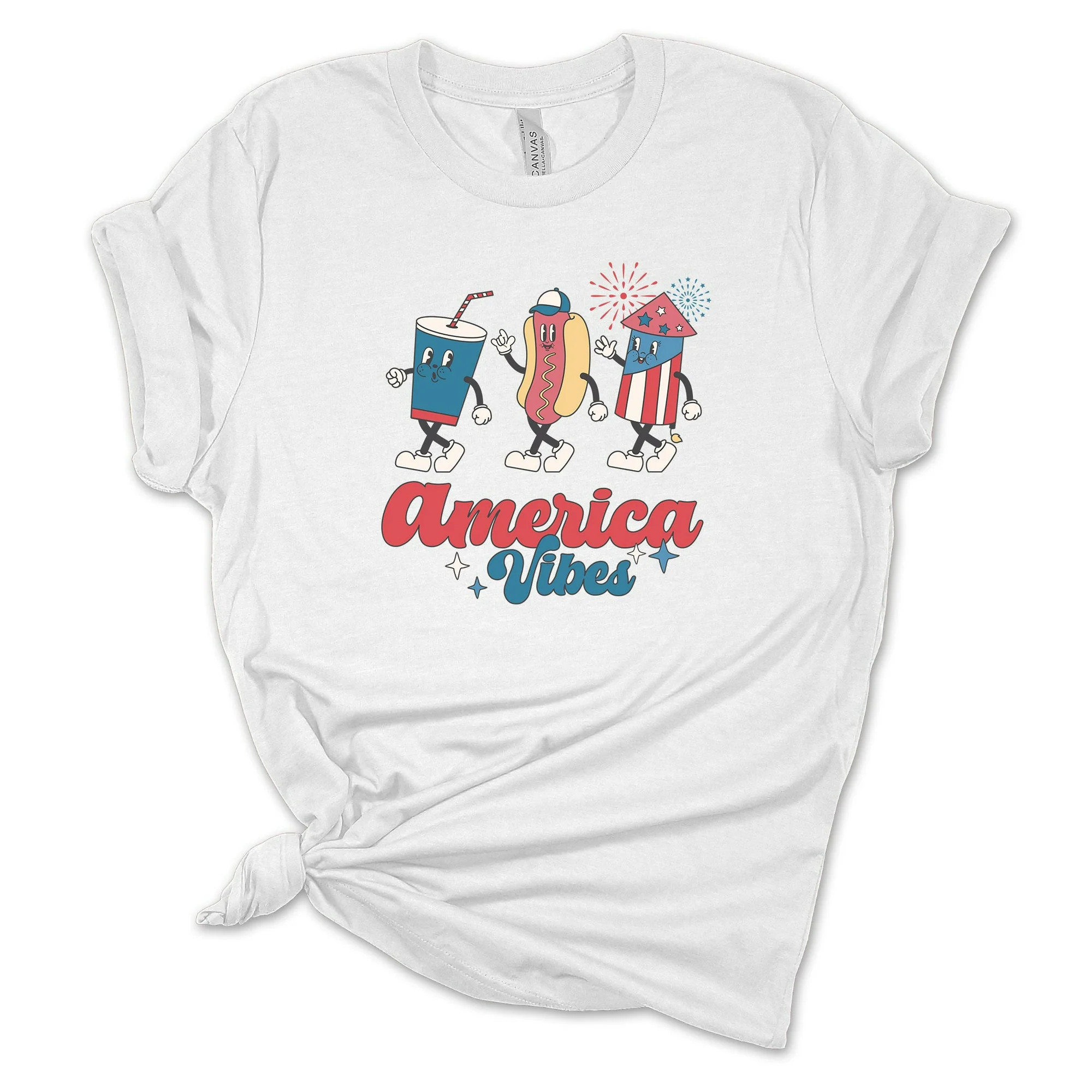 Women's July 4th American Vibes Shirt | Walmart (US)