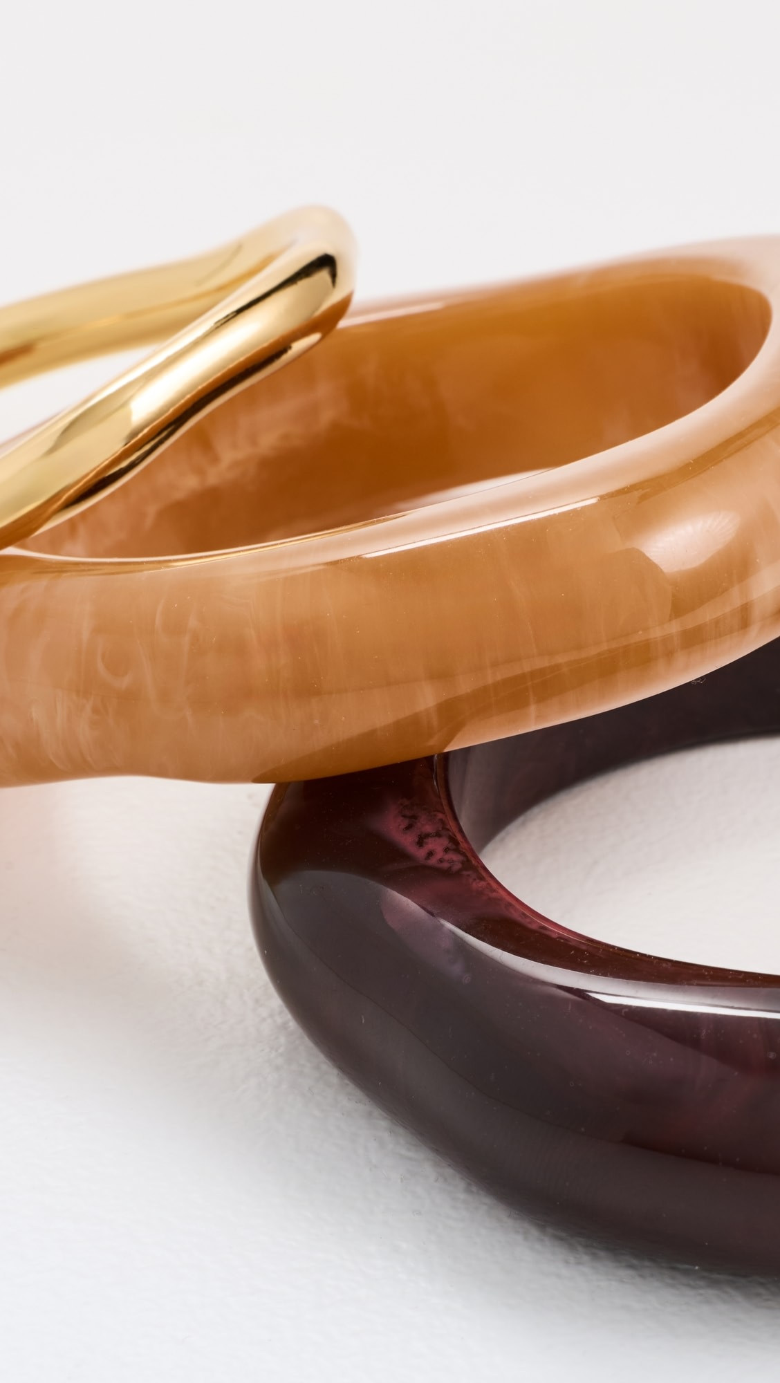 Sculptural Resin Bangle Bracelet Set | Shopbop