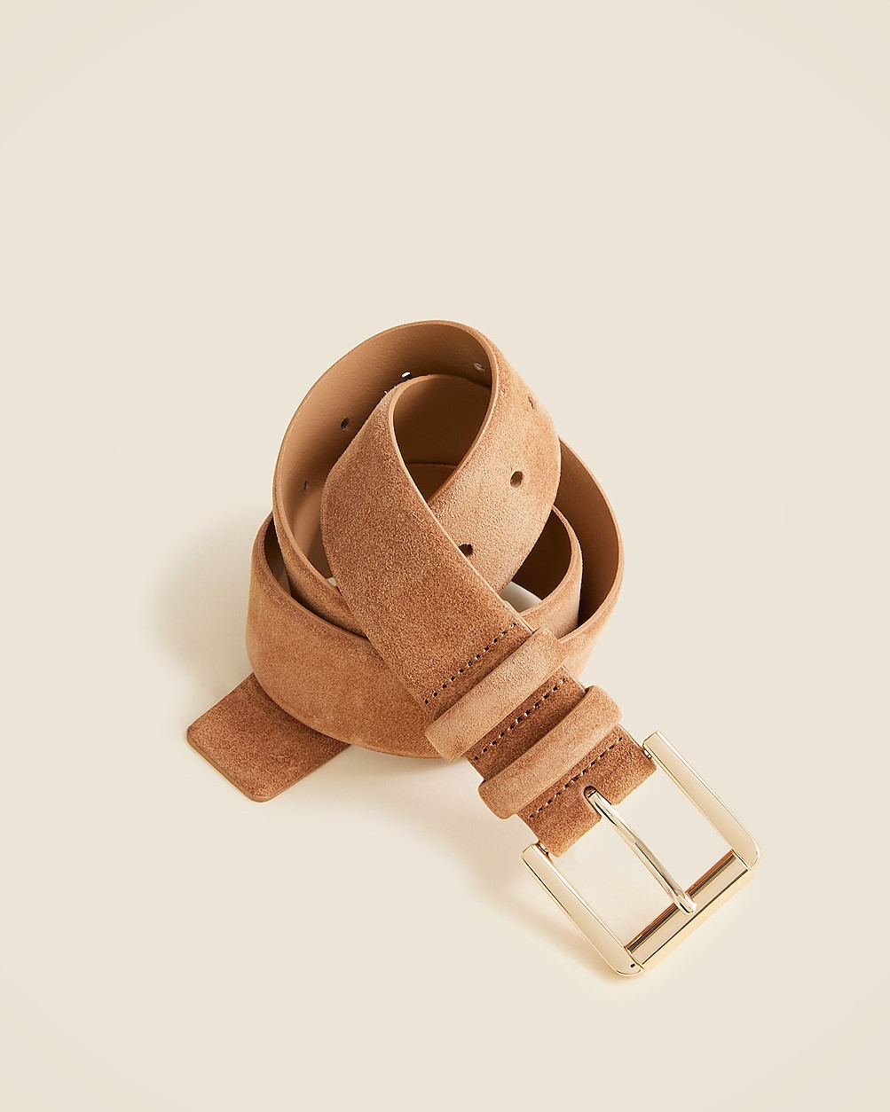 Suede roller-buckle belt | J. Crew US