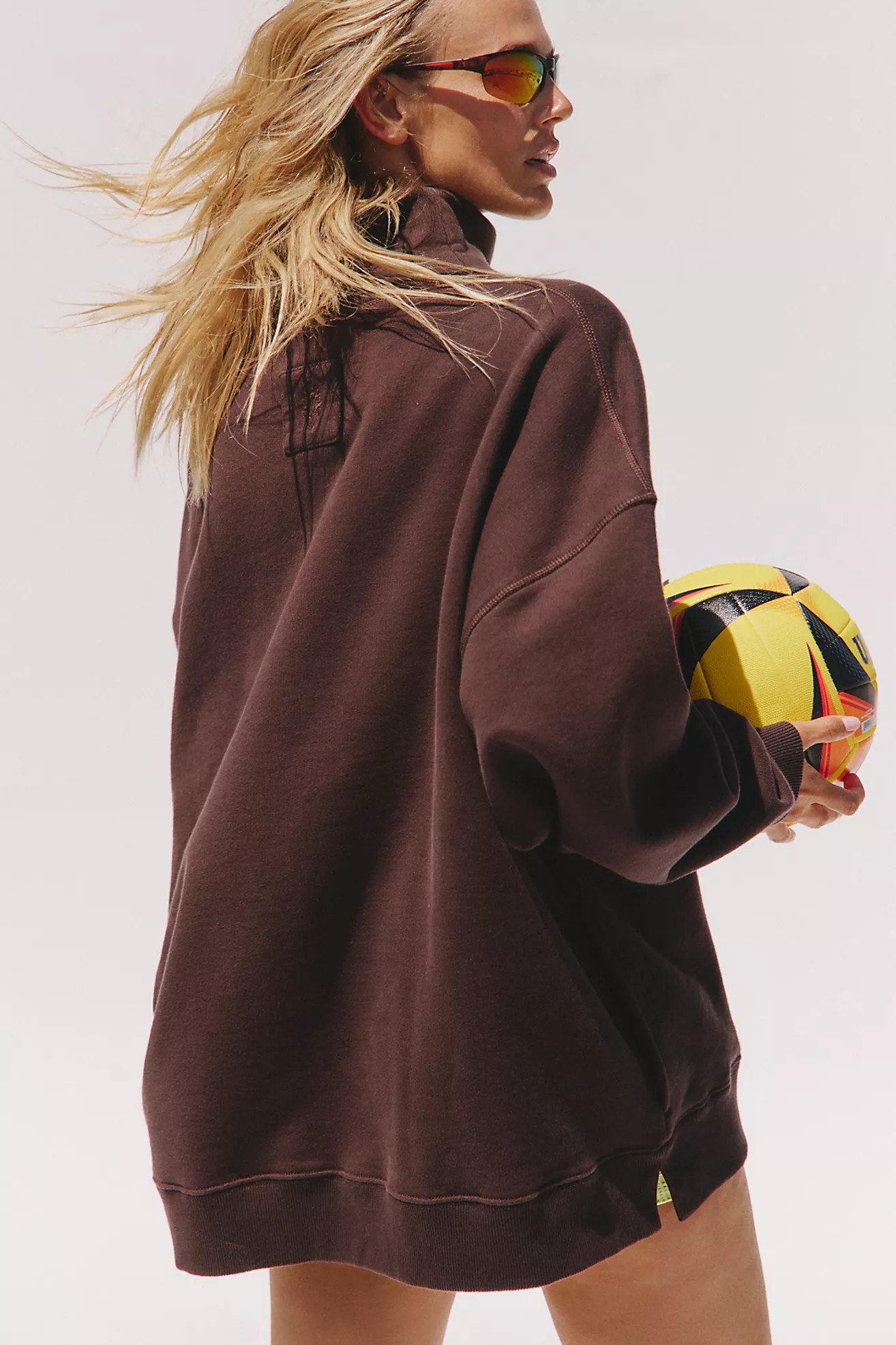 A Cut Above Mock Neck Pullover Sweatshirt | Free People (Global - UK&FR Excluded)