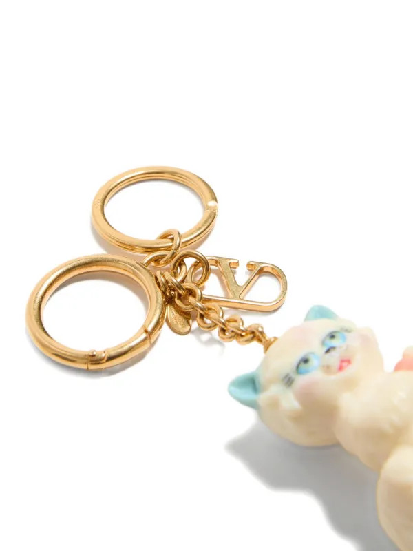 Valentino Garavani Le Chat De La Maison Bag Charm | Neutrals | FARFETCH | Farfetch Global