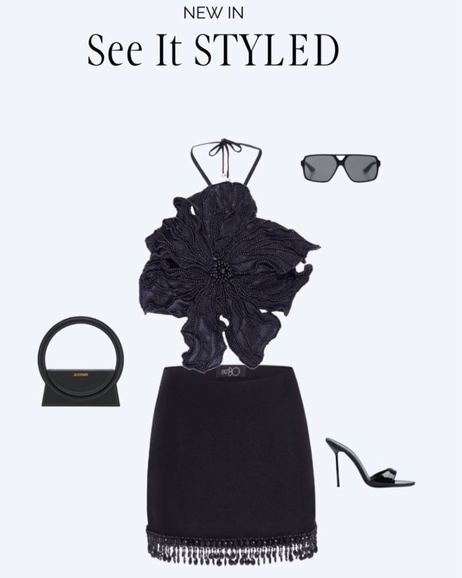 All black with fashion touch!

In love with this look from PATBO! 



PatBo | all Black | New Years Outfit | Skirt | Mini Skirt | LTK Find | LTk Elegant | Holiday Outfit | Embroidery | LTK Brasil | LTK Best Seller 

#LTKstyletip #LTKHoliday #LTKparties