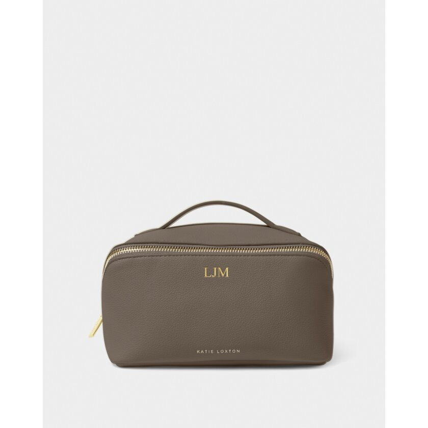 Medium Makeup and Wash Bag in Mink | Katie Loxton Ltd. (UK)