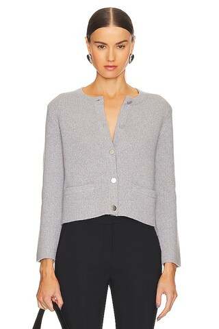 Theory Classic Knit Jacket in Light Heather Grey from Revolve.com | Revolve Clothing (Global)