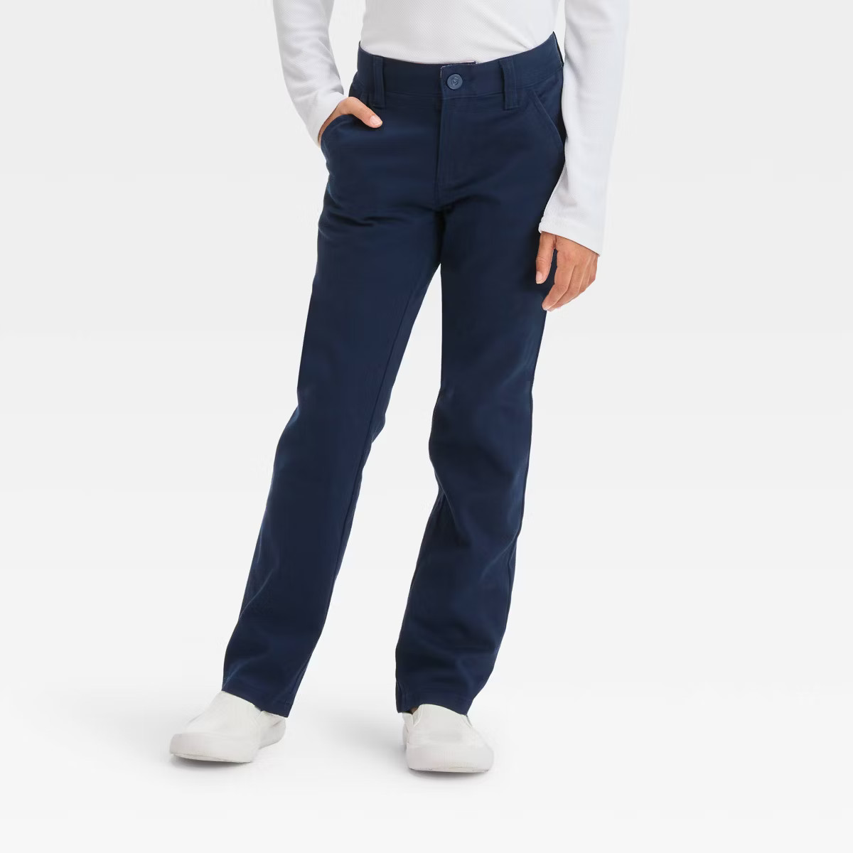Girls' Straight Fit Uniform Pants - Cat & Jack™ | Target