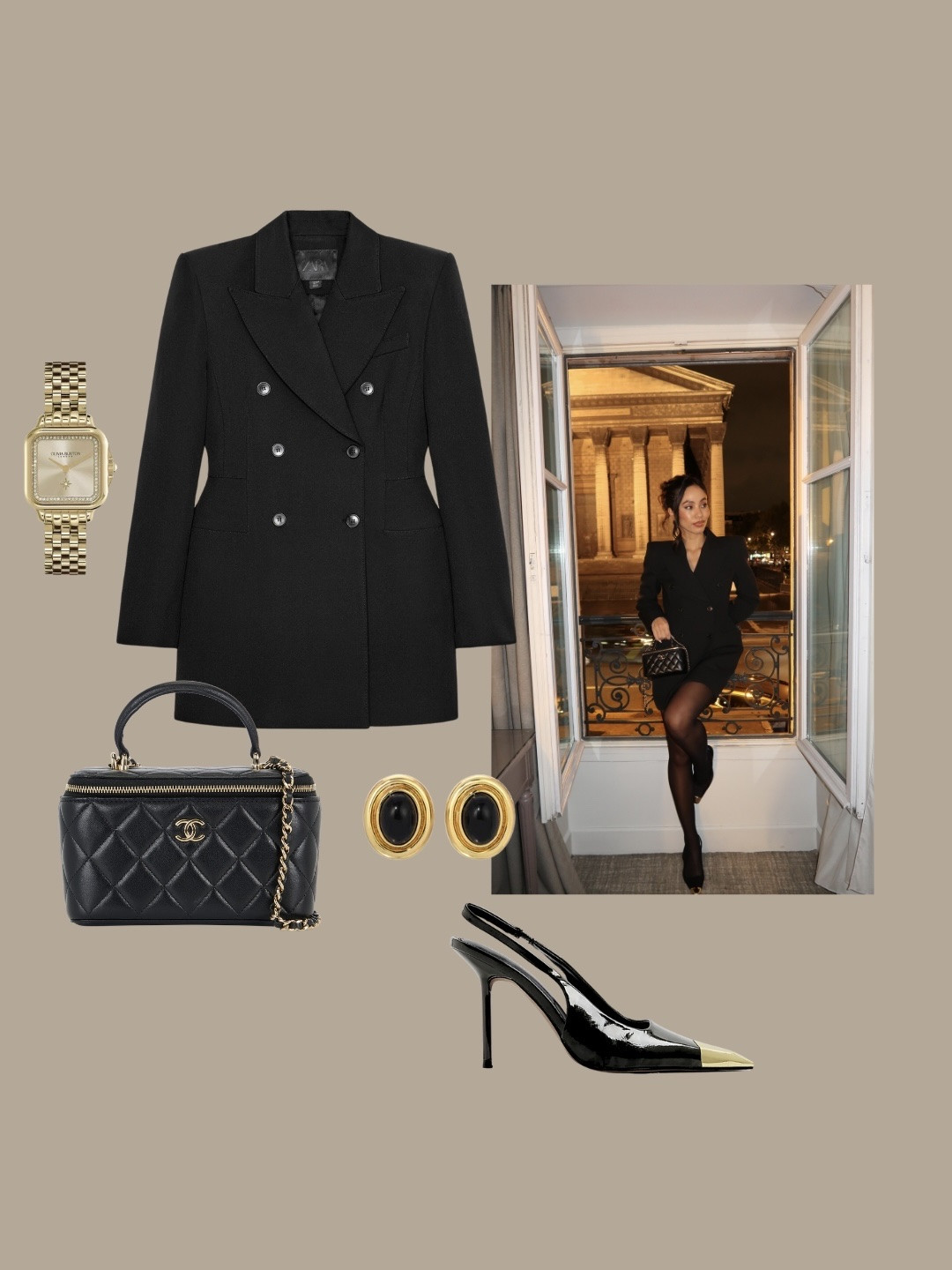 Parisian nights 🌙 evening outfits in Paris, all black blazer dress for date nights, party wear, girls nightt

#LTKautumn #LTKpartywear #LTKstyletip