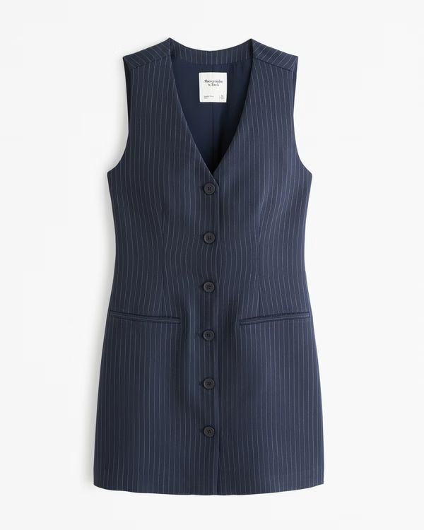 The A&F Mara Vest Mini Dress | Abercrombie & Fitch (US)