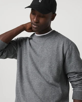 Vuori Cypress Vintage Crew Neck Shirt | Heather Grey | XXL | Vuori Clothing (US & Canada)