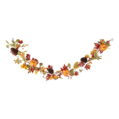Layerings Autumn Market 6' Leaves & Pumpkin Garland | JCPenney