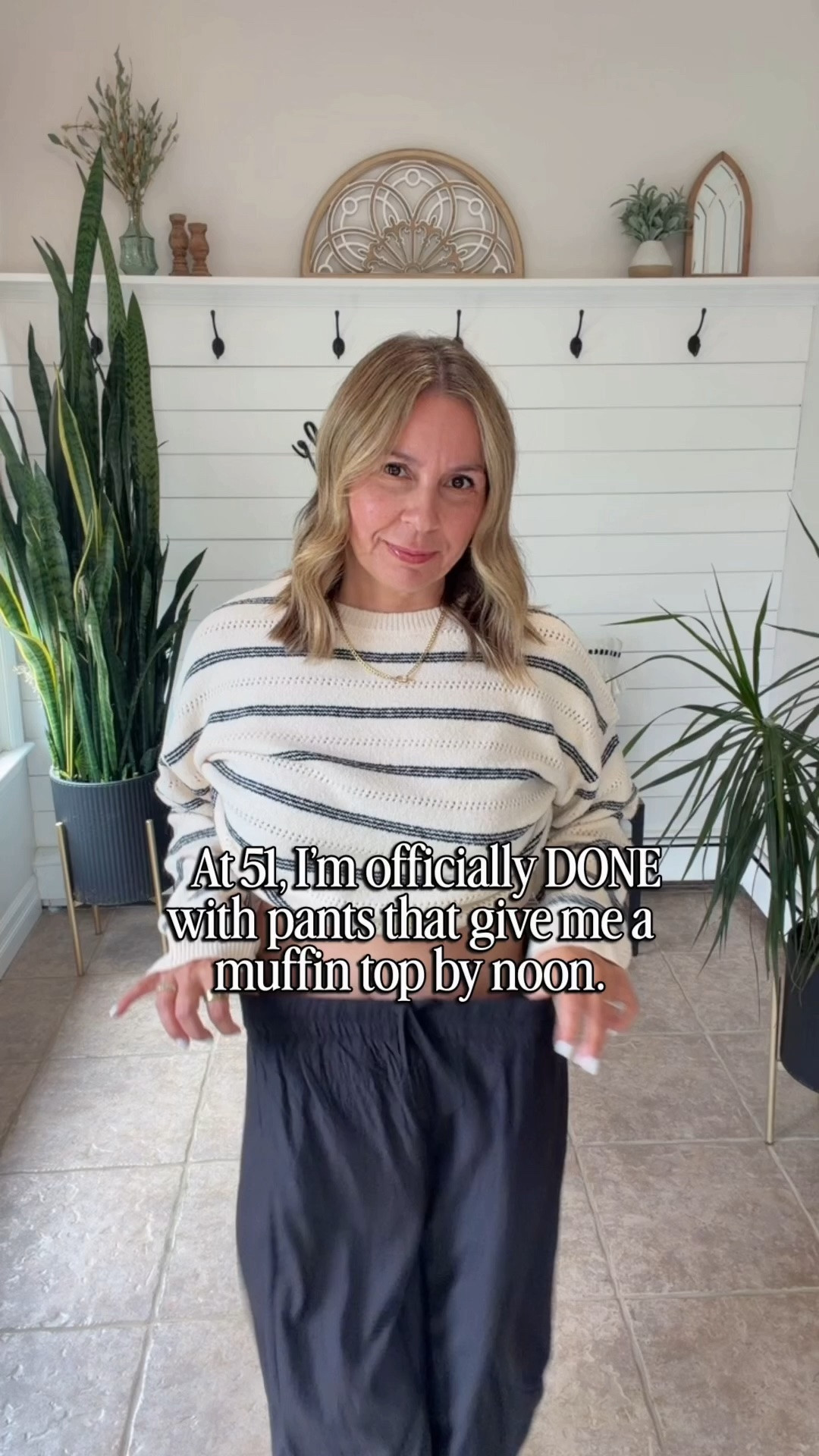 Fall outfits women over 50
I'm wearing a medium in the sweater and pants but I'd size down in the pants they were oversized. Work outfits

#LTKOver40 #LTKMidsize #LTKPetite