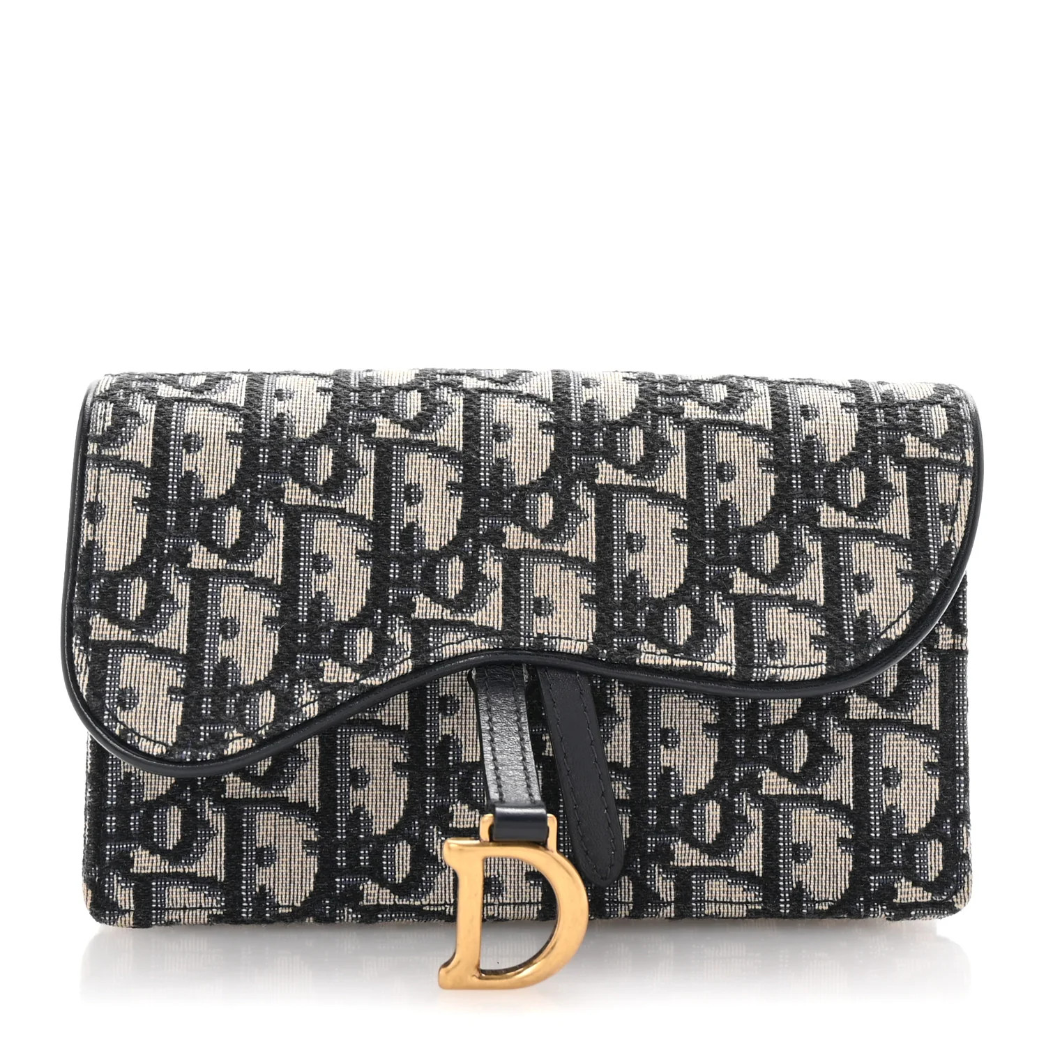 Christian Dior Oblique Saddle Belt Bag Blue 1707957 | FASHIONPHILE (US)